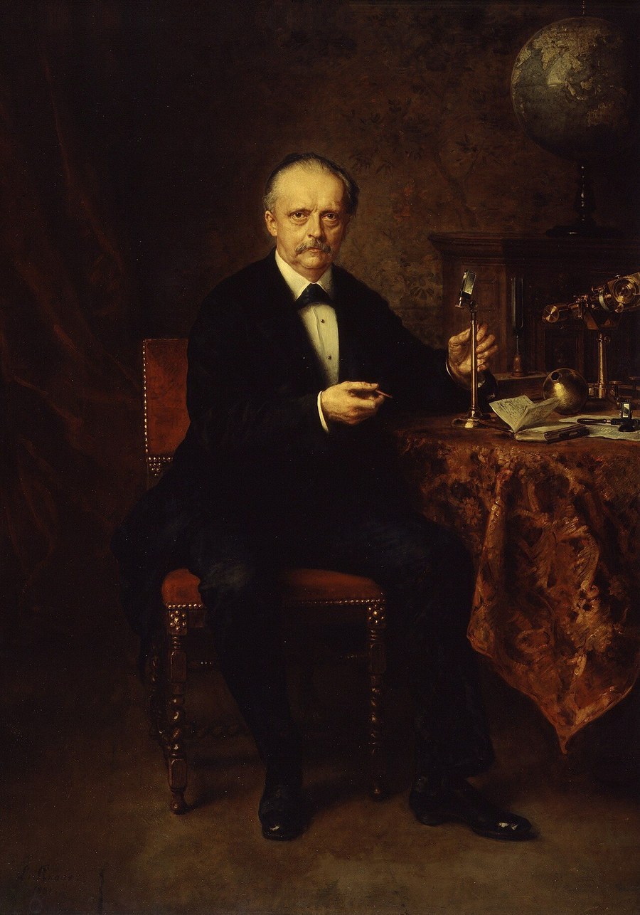 Hermann von Helmholtz, portrait by Ludwig Knaus, 1881